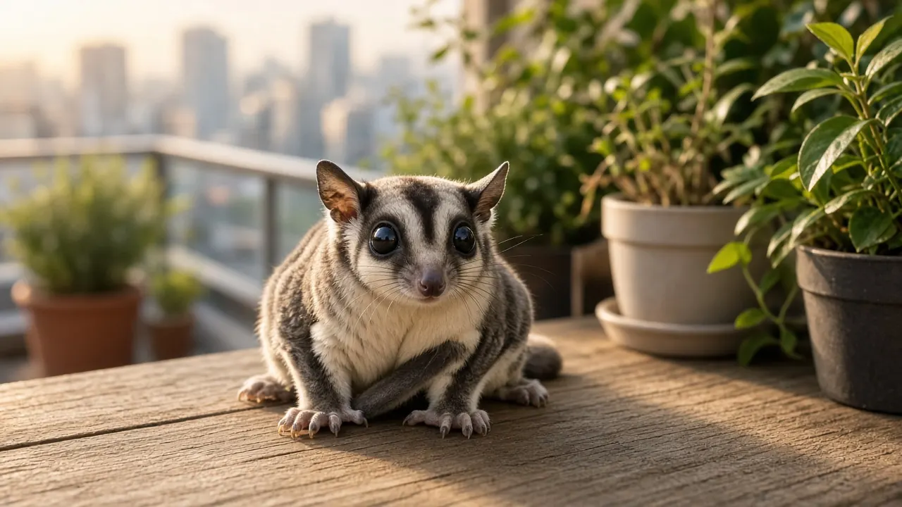A exotic pet at home in Yokohama